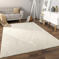  Skandináv Boho Geometriai mintás krém szőnyeg 160x220 cm