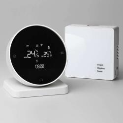 Vichema Tech Vichema Tuya Battrery RF vezeték nélküli termosztát gázkazánhoz, intelligens távirányító, érintésvezérlés, fehér (76)