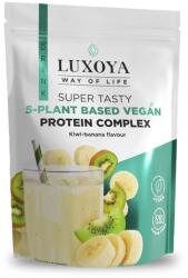 Luxoya - SUPER TASTY 5-PLANT BASED VEGAN PROTEIN COMPLEX 450 g - Kivi-banán ízű