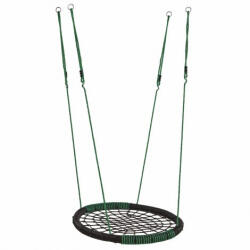 KBT Leagan cuib din plasa Oval Negru-verde (188001002001) Leagan