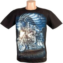 TifanTEX Tricou de motociclist, Indian (Tricou pentru bărbați cu) (2259F7)