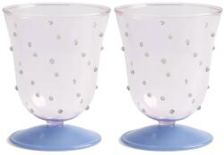 &k amsterdam borospohár készlet glass dot pink 200 ml 2 db - többszínű Univerzális méret - answear - 15 990 Ft