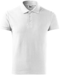 MALFINI Tricou polo bărbați Cotton Heavy - Albă | S (2150013)