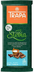 Trapa Stevia, tejcsokoládé, 75g