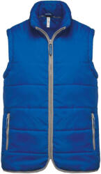 Kariban Uniszex bélelt mellény, cipzáras, Kariban KA6116, Light Royal Blue-2XL (ka6116lro-2xl)