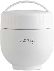 Vialli Design termosz tartállyal és kanállal Fuori 680 ml - fehér Univerzális méret