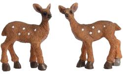 Pöttyös őzike figura szett, 2 db/szett. Őzike mérete: 5x3, 5 cm