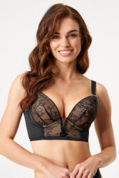 Gossard Retrolution Double Push-Up Plunge melltartó fekete, 75C