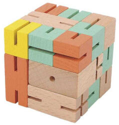 Fridolin Joc logic IQ 3D puzzle Baiat verde, Fridolin (Fr_17341) - copiicujucarii