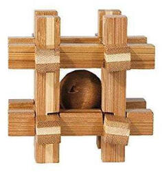 Fridolin Joc logic IQ 3D Puzzle Box with ball, Fridolin (Fr_17466) - copiicujucarii