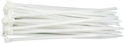 VOREL Kábelkötegelő fehér 300x3, 6mm (100db/cs) (73885) (VO-73885)
