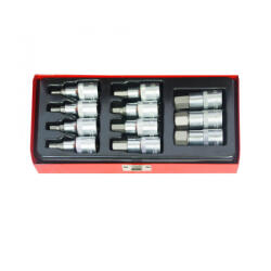 KROFTOOLS 11 részes 1/2" imbusz bitfej készlet, 4-19mm (6099) (K-6099)