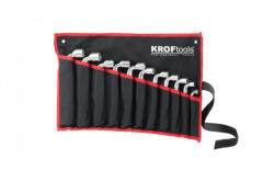 KROFtools Csőkulcs készlet hajlított, 11 db, 8-19 mm (110200) (K-110200)