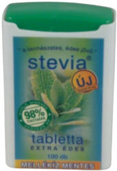 Stevia tabletta mellékíz mentes 100 db - foodker