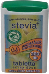 Stevia tabletta mellékíz mentes 200 db - foodker