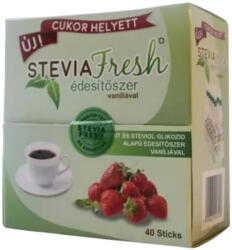 Stevia Fresh édesítőszer vaníliával 40 db - foodker