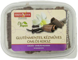 Tiszta Ízek Kakaós-vaníliás omlós keksz 180g Tiszta Ízek gluténmentes, kézműves