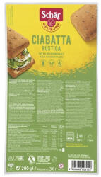 Schär gluténmentes ciabatta zsemle elősütött magvas 4x50g 200 g (36609)