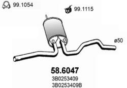 ASSO Toba esapamet intermediara ASSO 58.6047 - piesa-auto