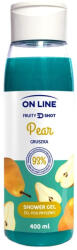 On Line tusfürdő fruity shot körte 400 ml - foodker