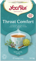 YOGI TEA BIO Toroknyugtató herba tea Yogi Throat Comfort - foodker