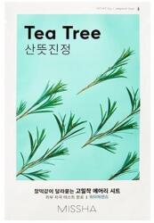 Missha Masca Tip Servetel cu Extract de Arbore de Ceai - Missha Airy Fit Sheet Face Mask - Tea Tree, 19 g