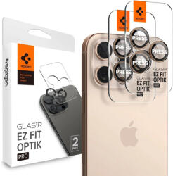 Spigen Optik Pro Glas. Tr Ez Fit Camera Protector 2-pack Iphone 16 Pro / Pro Max Desert Titanium