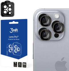 3mk Protection Lens Protection Pro Camera Cover kamera lencse védő edzett üveg iPhone 16 Pro / 16 Pro Max, titánium