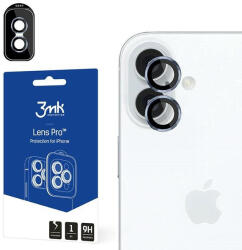 3mk Protection Lens Protection Pro iPhone 16/ 16 Plus kamera lencse védő edzett üveg Ocean Blue, kék
