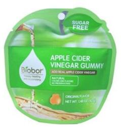 BIOBOR Apple Cider Cukormentes, almaecetes gumicukorka édesítőszerekkel 42g