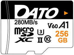 DATO microSDXC 256GB U3/A1/V60 (DTTF256GU3A1V60U2A)