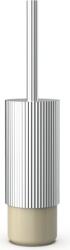 DECOR WALTHER Perie de WC Of Line argintie cu bază culoare nisip (0671142)