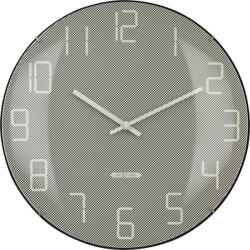 NeXtime Ceas de perete Shade gri (3299GS)
