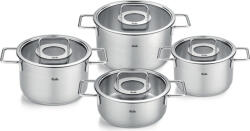 Fissler Set oale Pure Collection cu capac de sticlă 4 buc (086-115-04-000/0)