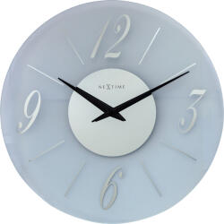 NeXtime Ceas de perete Dali rotund gri transparent (3304FR)