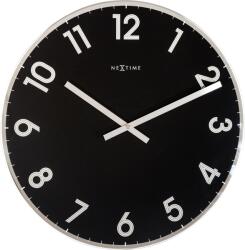 NeXtime Ceas de perete Reflect negru (8190ZW)