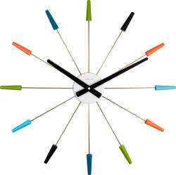 NeXtime Ceas de perete Plug Inn colorat (2610VI)