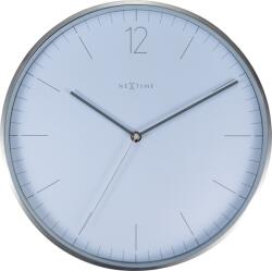 NeXtime Ceas de perete Essential Silver alb (3254WI)