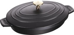 Staub Vas de copt și servire Staub oval 1 l negru cu capac mic (40509-582-0)