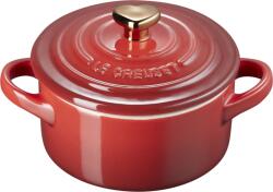 Le Creuset Vas de copt și servire Mini Cocotte Heart 250 ml vișiniu (81901100600303)