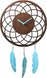 NeXtime Ceas de perete Dreamcatcher lemn natural (3114br)