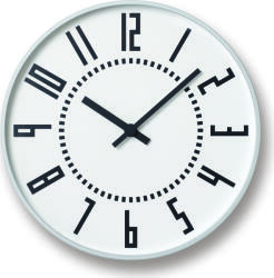 Lemnos Ceas de perete Eki alb (TIL16-01 WH)