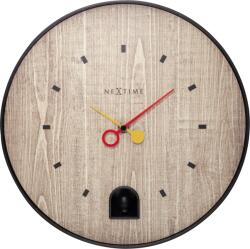 NeXtime Ceas de perete Black Nightingale negru (5220ZW)