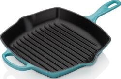 Le Creuset Tigaie pentru grătar Signature pătrată 26 cm azurie (20183261700422)