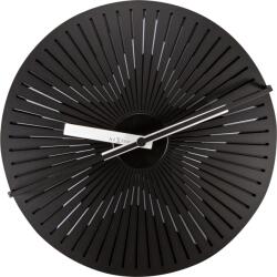 NeXtime Ceas de perete Motion Star 30 cm alb cu negru (3224/3129)