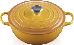 Le Creuset Oală La Marmite Signature 26 cm galben solar cu un interior culoare nisip (21114266724430)