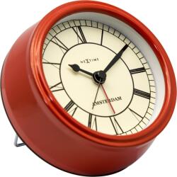 NeXtime Ceas deșteptător Amsterdam small roșu (5199ro)