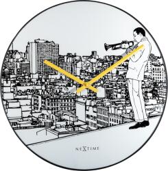NeXtime Ceas de perete Trumpet City (8191)