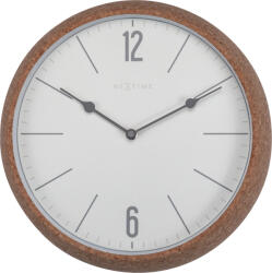 NeXtime Ceas de perete Cork alb (3509WI)