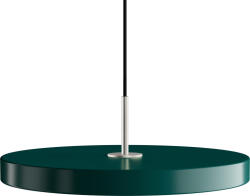 UMAGE Lampă suspendabilă Asteria Plus 43 cm verde pădure cu sistem de fixare argintiu (2562C4172)